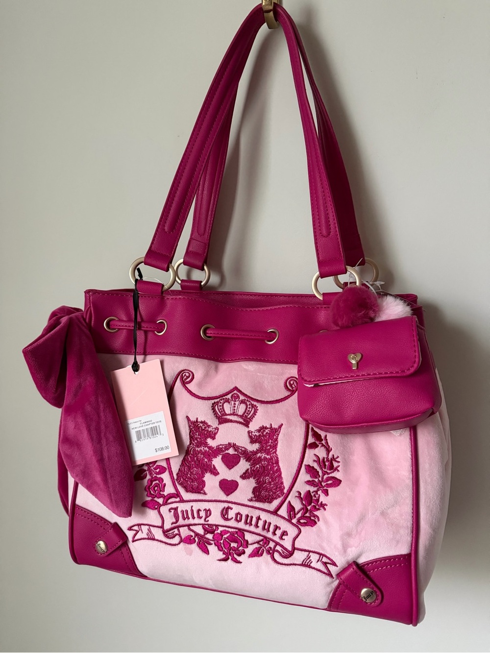 Pink scottie dog new love chapter daydreamer  Tote Bag